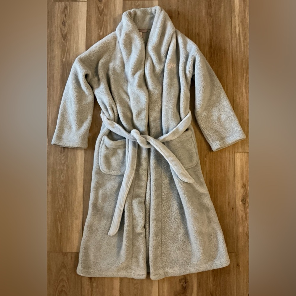 Victoria's Secret Long Plush Blue Robe